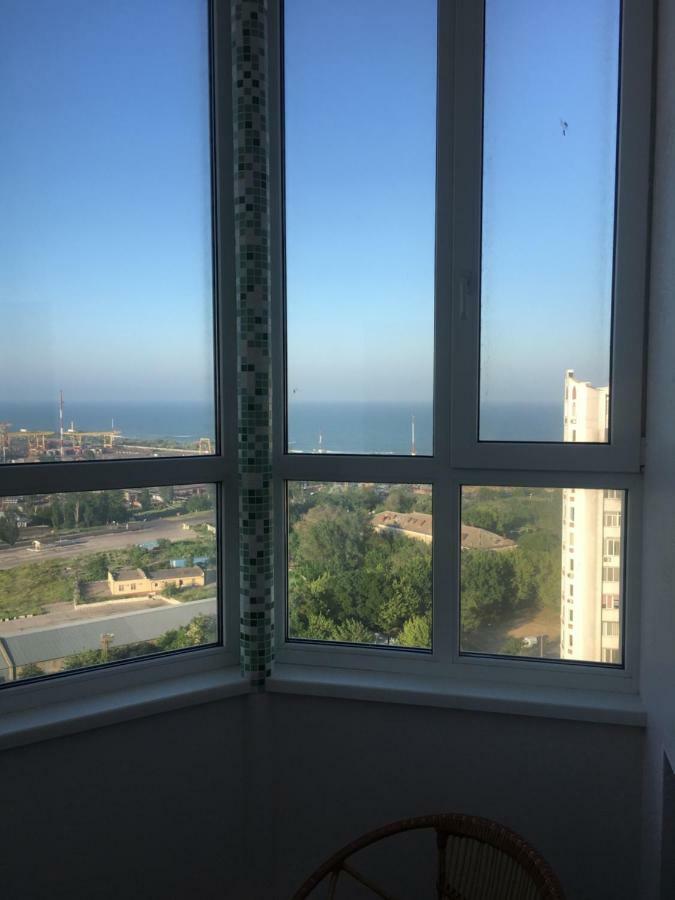 Flat with the sea view Apartamento Chernomorsk Exterior foto