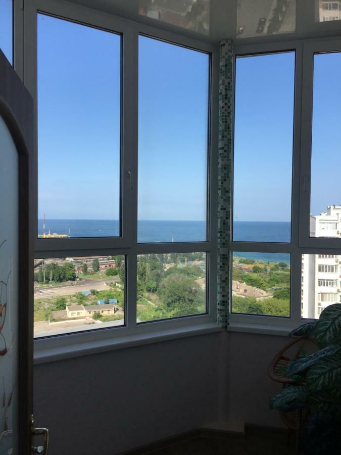 Flat with the sea view Apartamento Chernomorsk Exterior foto